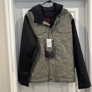 Grey Burton boys x-Large dry ride jacket